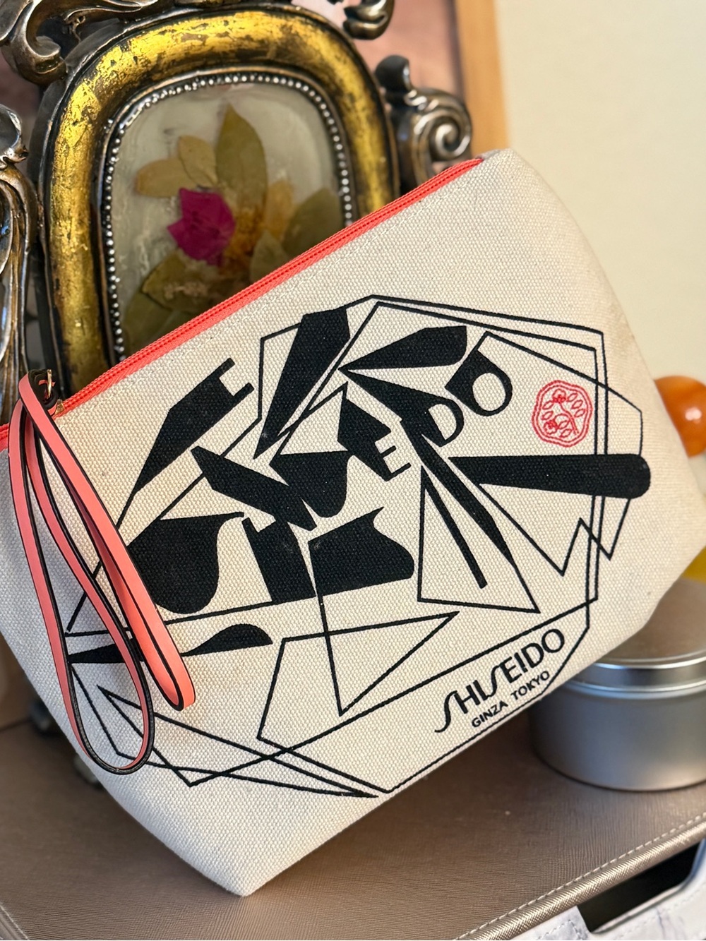 Shiseido Canvas Makeup Bag